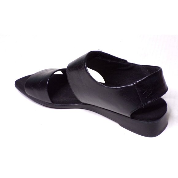 🆕MUNRO Nissa Leather Comfort Sandals Shoes Black 10 - Picture 11 of 12